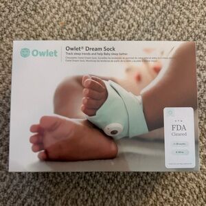 Owlet Dream Sock in Mint Green (NWT, Never Used)